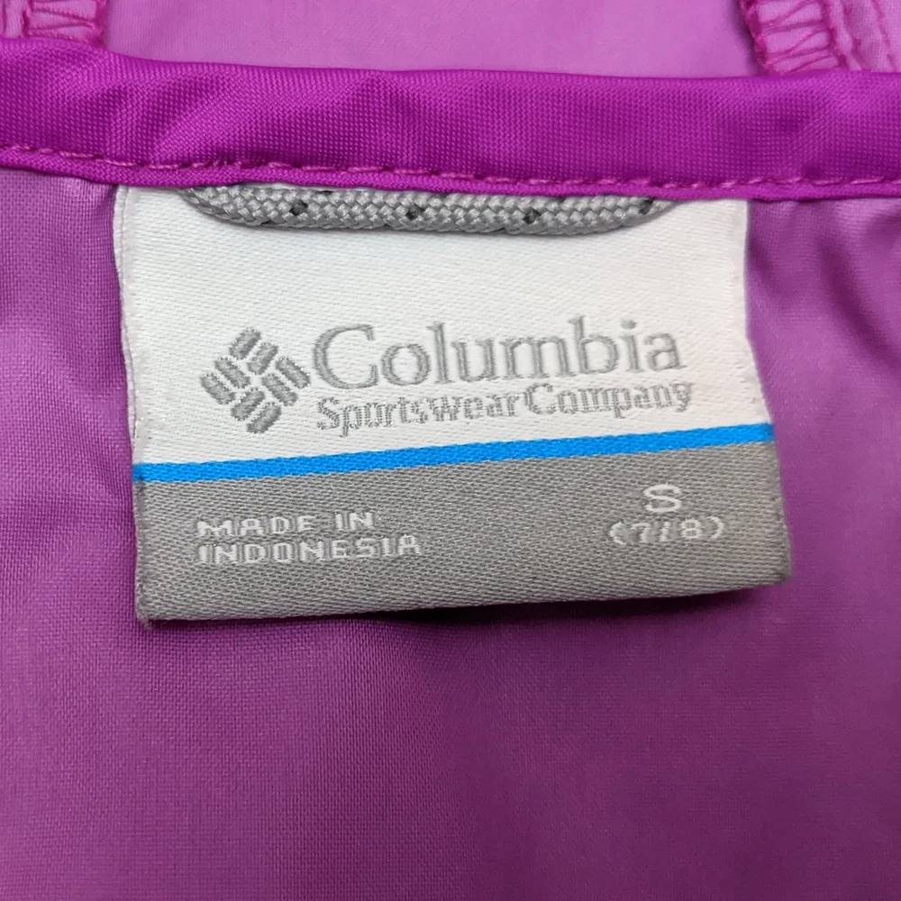 Columbia Girls Rain Jacket Size S 7-8